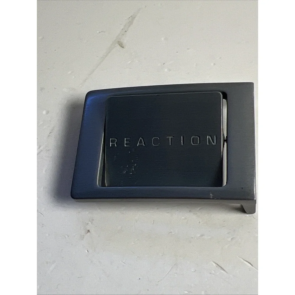 Lot 4 Vintage Men's Kenneth Cole Reaction Silver Belt Buckle